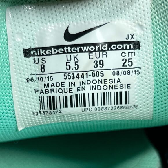 Nike Air Max Coliseum Racer Purple Violet White Womens Shoe Sneaker Size 8 US - Picture 10 of 11